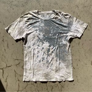 Vintage Y2K ring of fire affliction grunge Emo goth skater shirt men’s xl